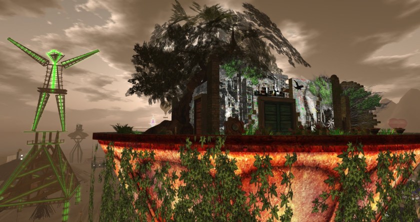 Burn2 2011: Grail Quest by Trill Zapatero (statue of the Man behind) - image by PJ Trenton