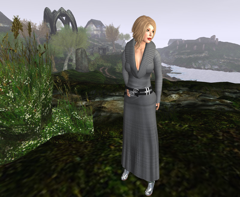 All in Mesh: Dress by Tres Beau; Hair by Truth; Boots by Gos All in Mesh: Dress by Tres Beau; Hair by Truth; Boots by Gos