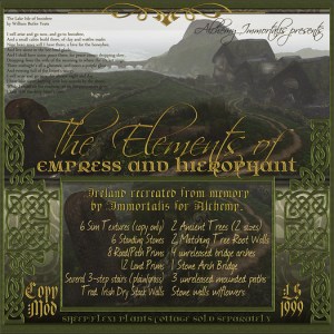 Another part of the fantastic prize from Alchemy Immortalis