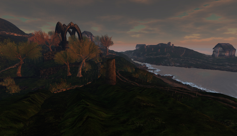 Inis Caiseal - stormy days for Second Life