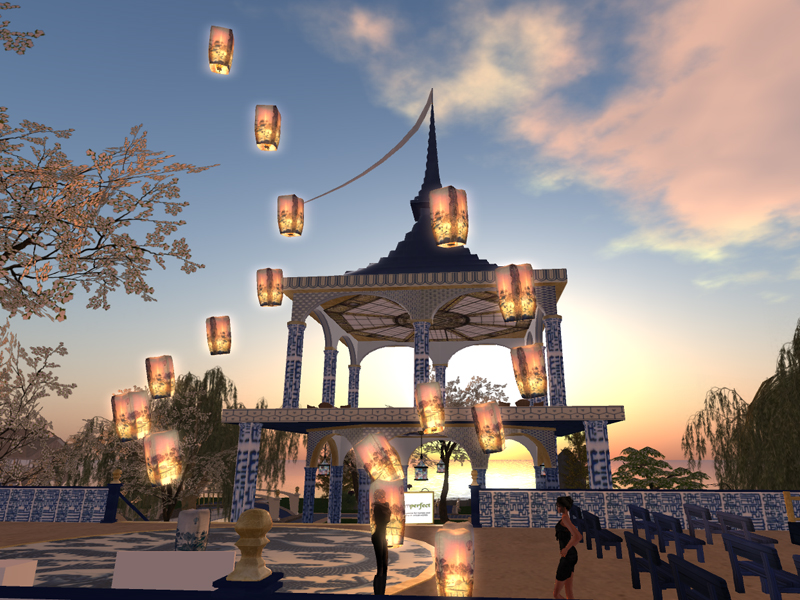 Releasing the lanterns Releasing the lanterns