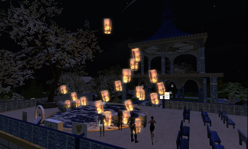 Lantern Release on the Prim Perfect stage