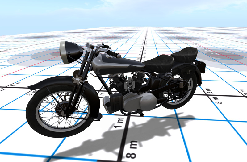 Followmeimthe Piedpiper's lovely Brough motorcycle - a mesh vehicle Followmeimthe Piedpiper's lovely Brough motorcycle - a mesh vehicle