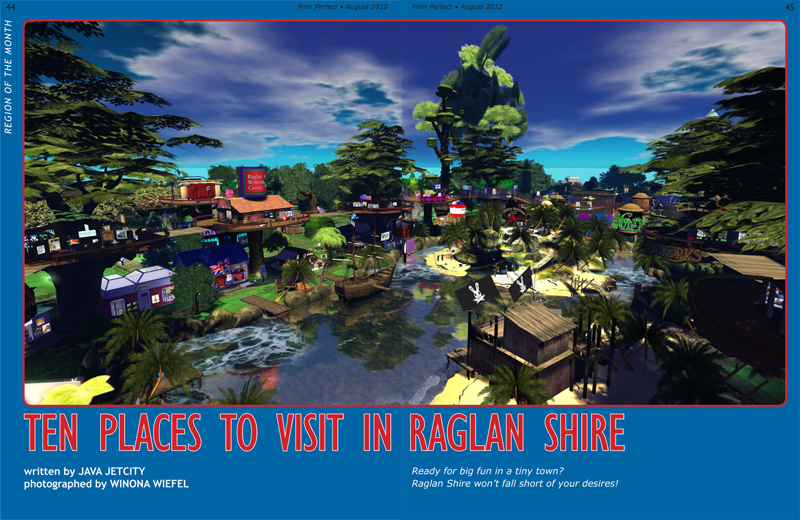 Ten Places to visit in Raglan Shire - article on Page 44