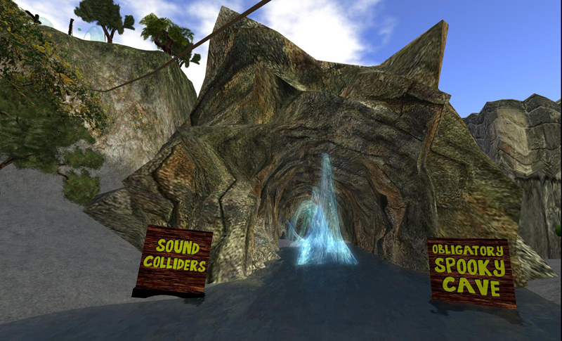 A cave full of spooky sounds ...