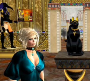 Circe in her Temple on Laurel Arts Isle