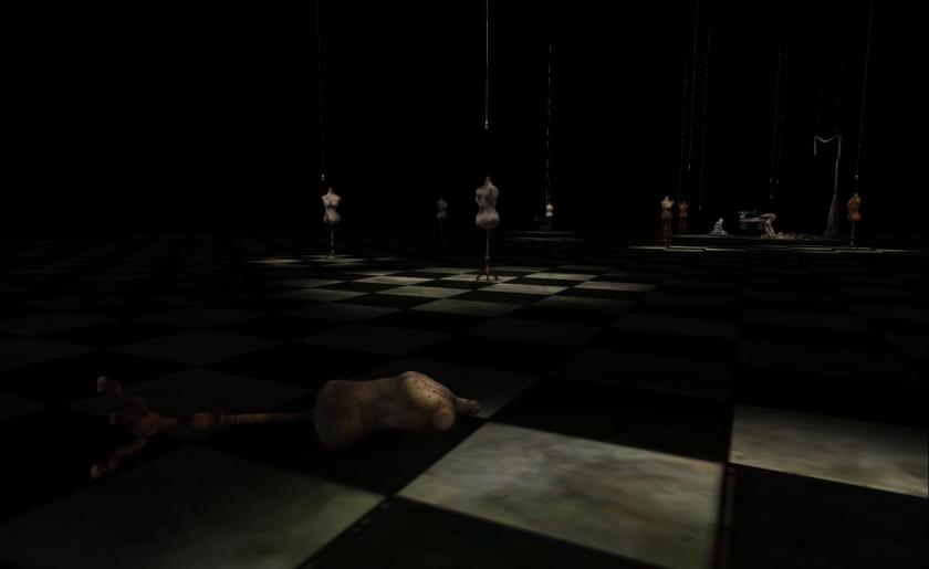 Bryn Oh's installation at One Billion Rising in Second Life