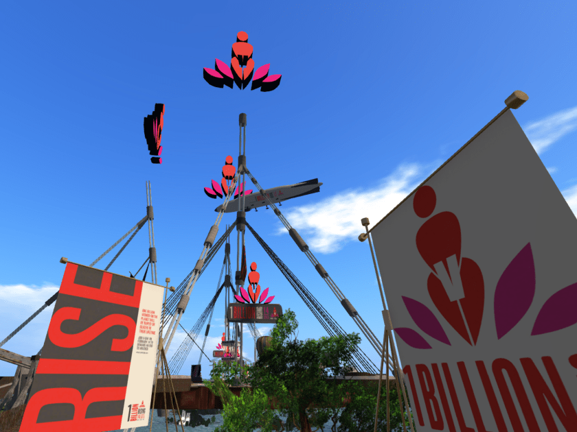 The Stage at One Billion Rising, photographed by Honour McMillan