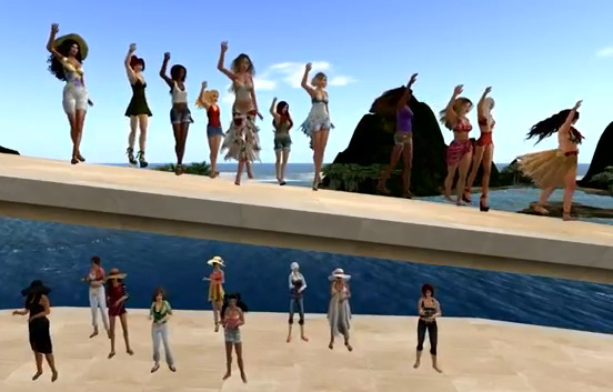 Middle class women dancing in the tropics?