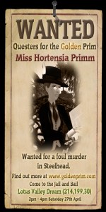 Wanted: Miss Hortensia Primm