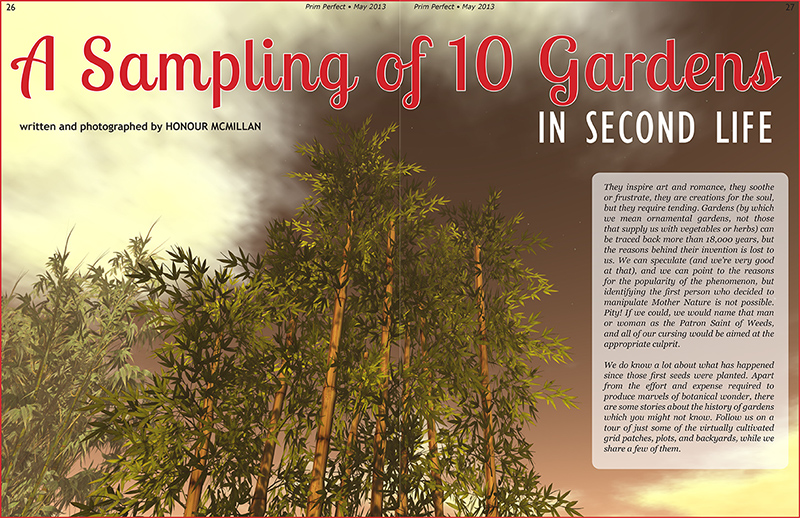 Prim Perfect May 2013 - Gardens to Visit