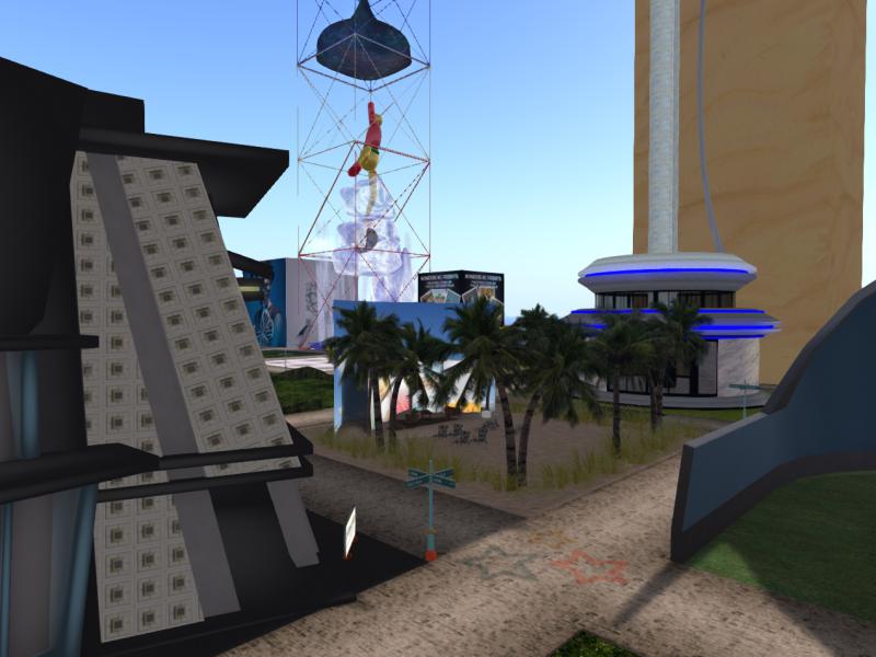 People are building busily ...