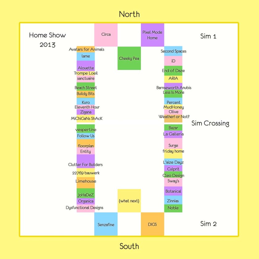 Map of the Home Show