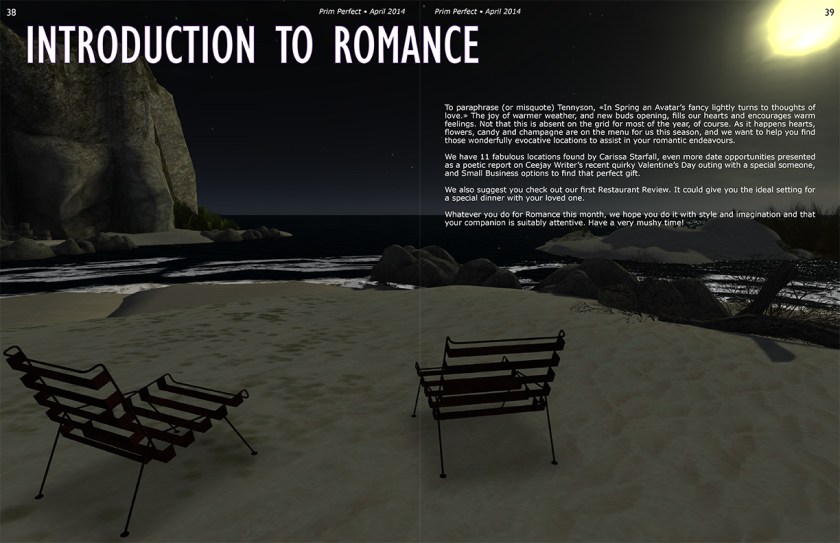 Prim Perfect: Issue 51 - April 2014 - Introduction to Romance