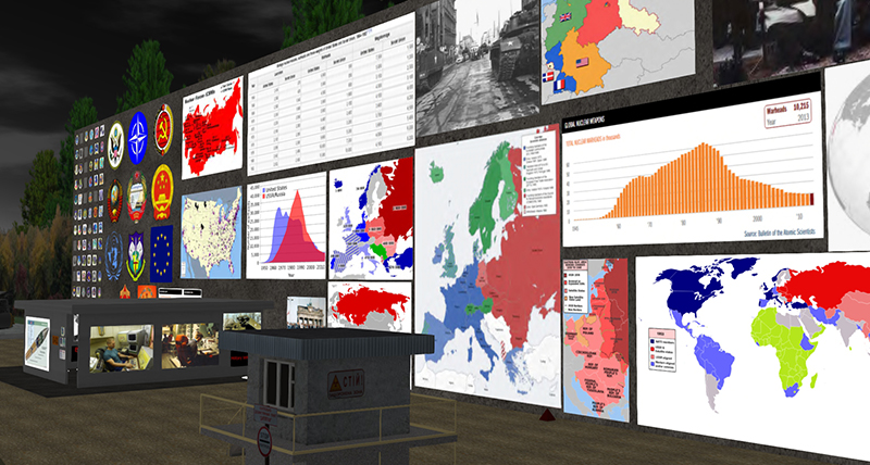 Second Life Museum of Nuclear Warfare, photographed by Wildstar Beaumont