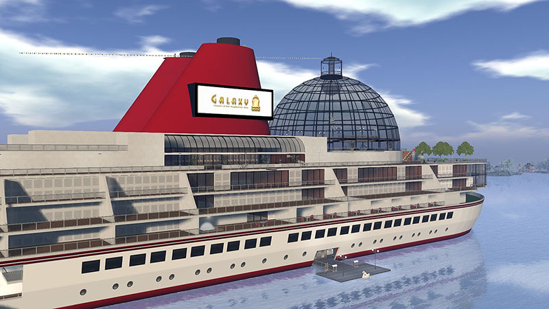 SS Galaxy, photographed by Wildstar Beaumont