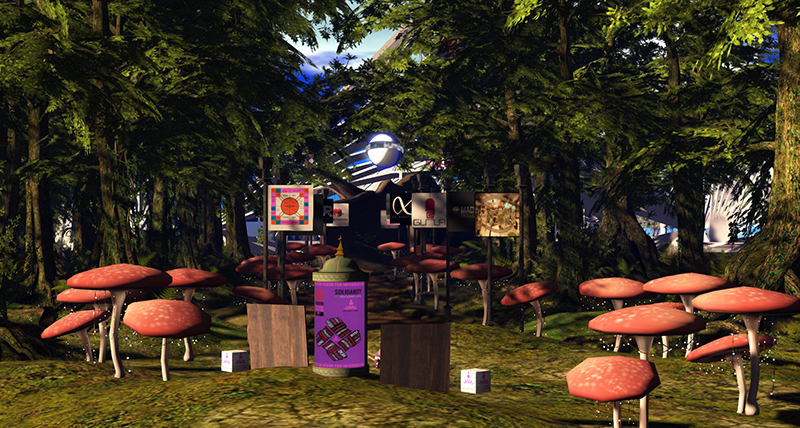 One Billion Rising in Second Life, photographed by Wildstar Beaumont