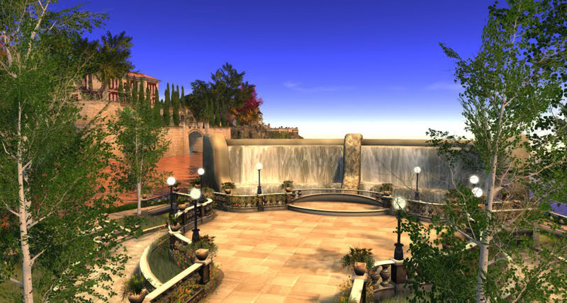 The concert area at the Riviera Estate, photographed by Wildstar Beaumont