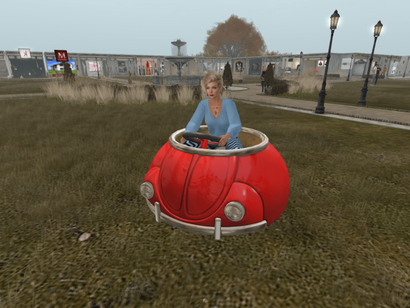 Culprit's cute bubble car