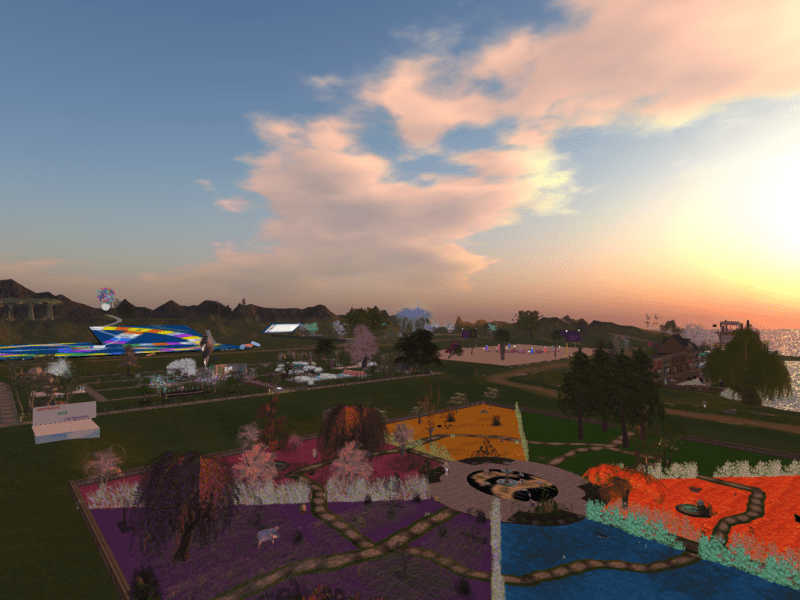 Some of the Inworldz Relay Camps