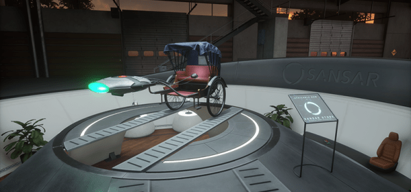 Sansar Customs in Sansar, photograph by Wildstar Beaumont