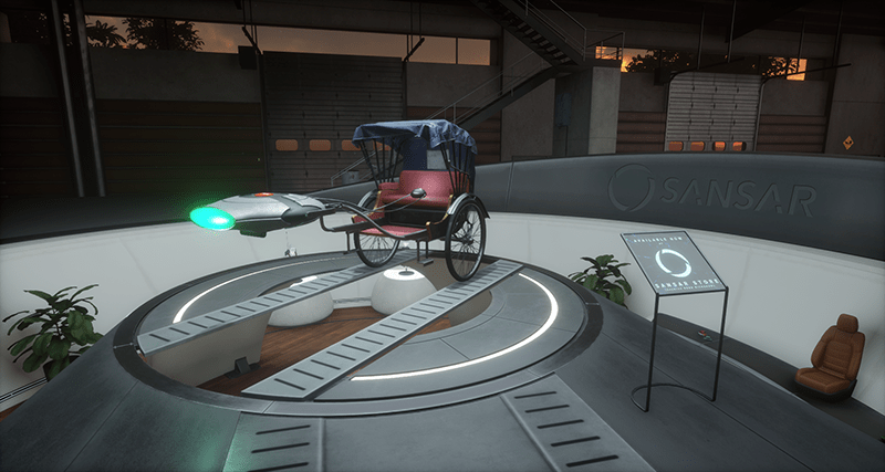 Sansar Customs in Sansar, photograph by Wildstar Beaumont