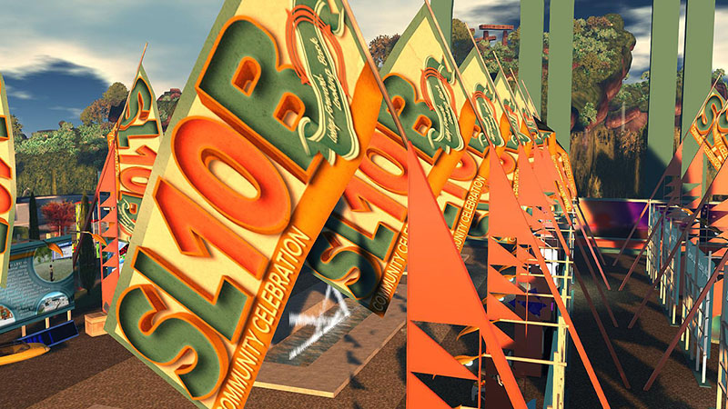 March of Flags at SL10B, Bay City, photographed by Wildstar Beaumont