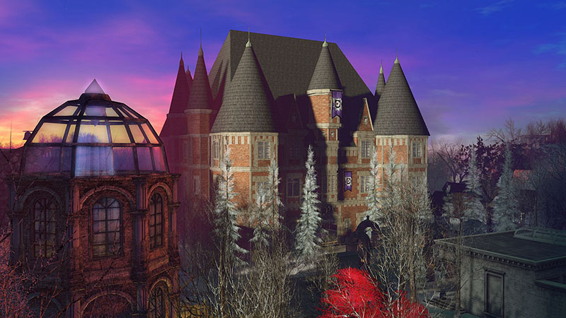 Castle in Rosehaven, photographed by Wildstar Beaumont