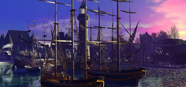 Ships in Rosehaven, photographed by Wildstar Beaumont