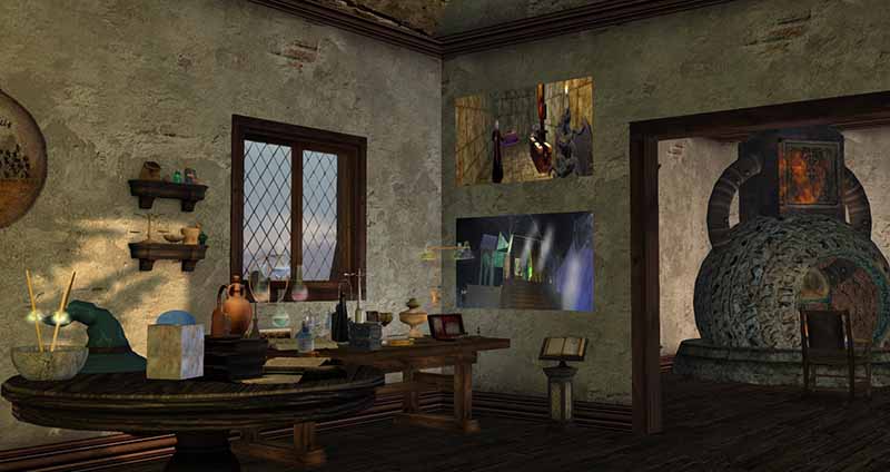 Second Life Public Land Preserve - Alice - Alchemist's Lab, photographed by Wildstar Beaumont