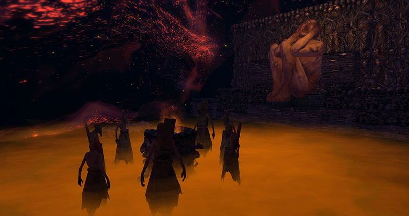 Calas Galadhon Maze, photographed by Wildstar Beaumont