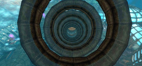 Into Nemo’s Obervatory at The Freeport Township of Flotsam in Blake Diego photographed by Wildstar Beaumont