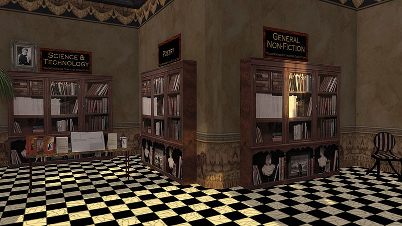 Marie Curie Library in Caledon Mayfair, photographed by Wildstar Beaumont