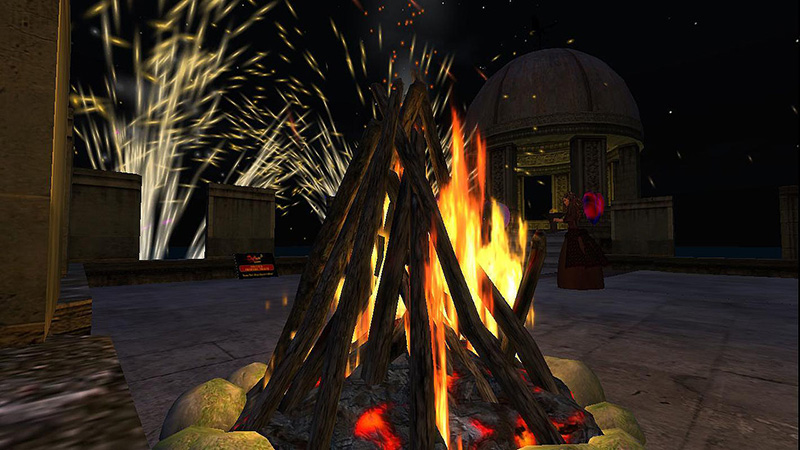 Fireworks at Trikassi, photographed by Wildstar Beaumont