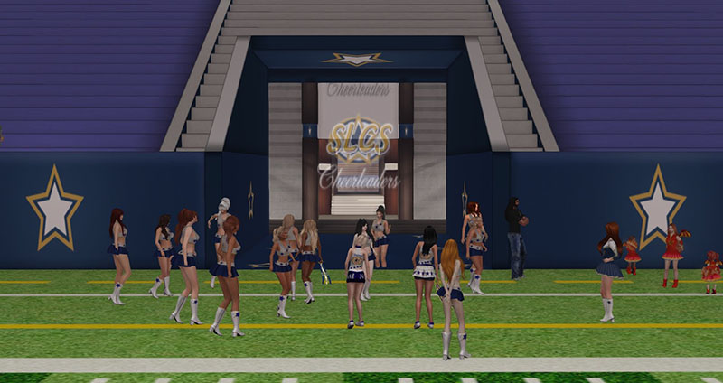 SLCS - On the field of the new stadium, photographed by Wildstar Beaumont