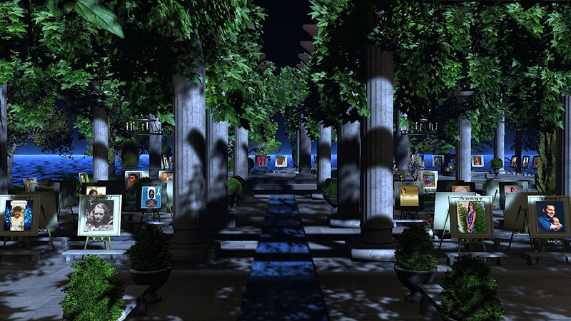 American Cancer Society Memorial Garden, photographed by Wildstar Beaumont