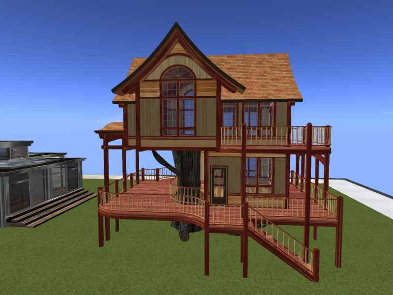 Sneak preview of one of the houses in the Home and Garden Decoration Competition