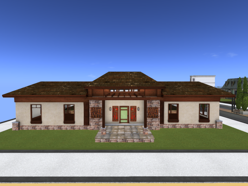 Sneak preview of one of the houses in the Home and Garden Decoration Competition