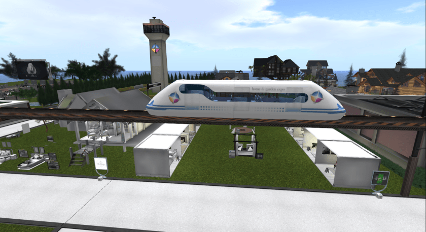 Travel by Monorail at the Home and Garden Expo