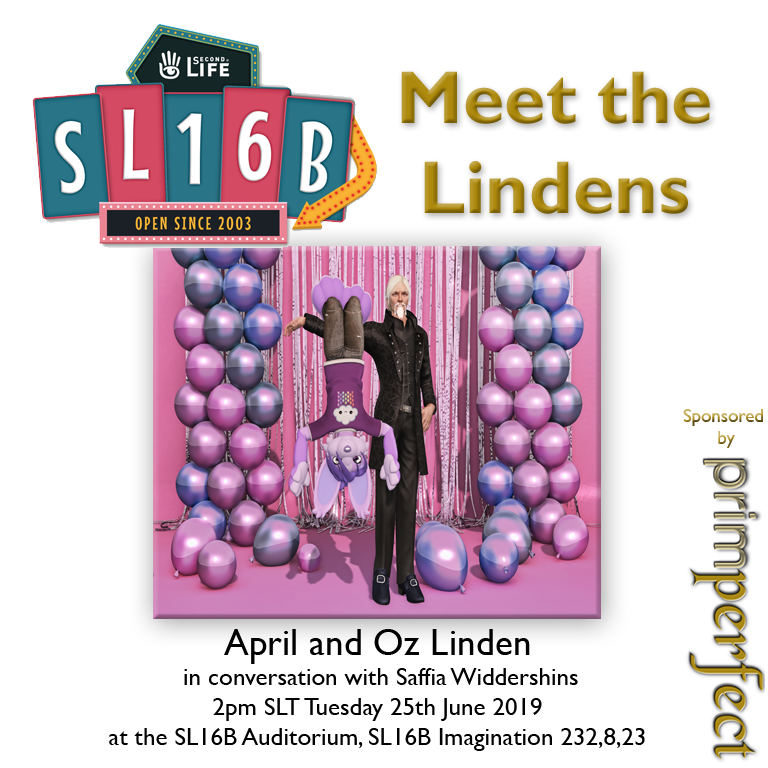 Talks at SL16B: Meet the Lindens: April and Oz
