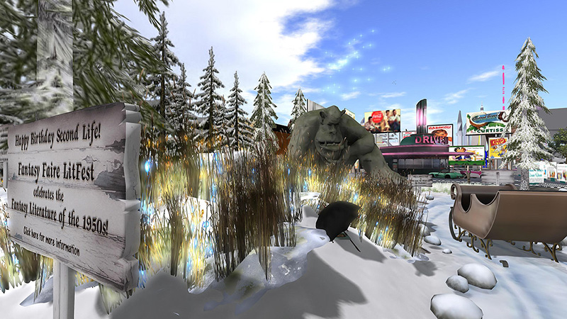 Fantasy Faire LitFest celebrates the 1950s at SL16B, photographed by Wildstar Beaumont