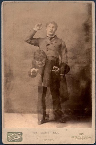 Richard Mansfield, who played the dual role of Dr Jekyll and Mr Hyde in 1887