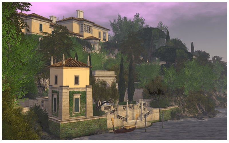 One of the collectible Designing Worlds postcards at SL17B