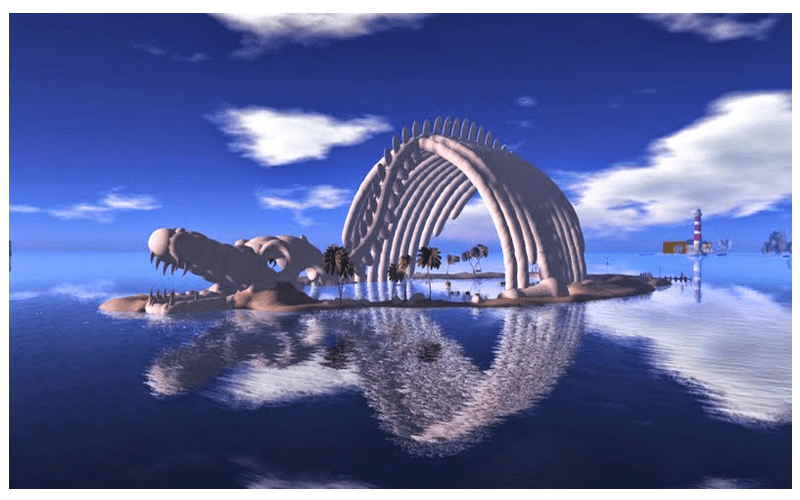 One of the collectible Designing Worlds postcards at SL17B