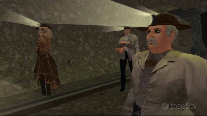 Exploring the tunnels in New Babbage