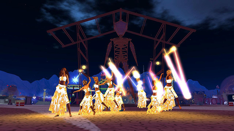 Lamplighters at the Man at Burn2, photographed by Wildstar Beaumont