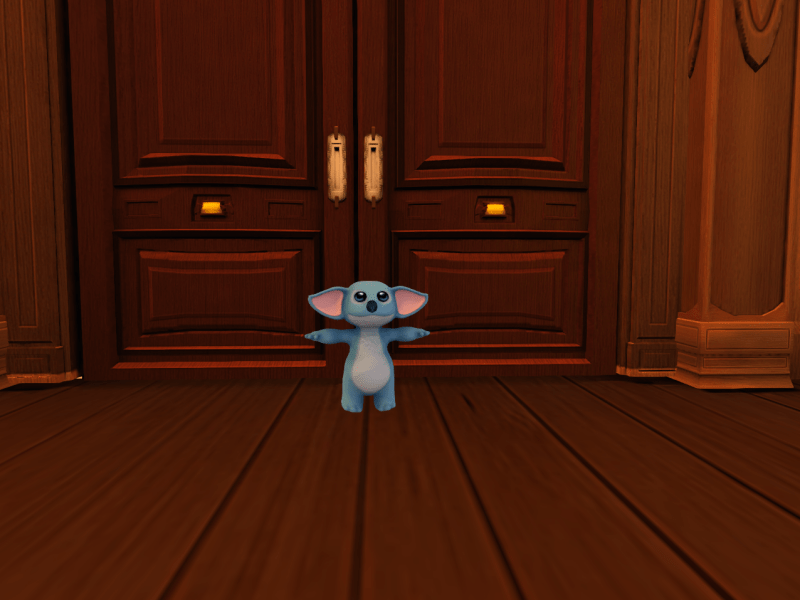 Oscar the Tookie is ready to greet you!