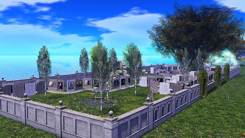 "I Rise" Photo Installation, One Billion Rising in Second Life 2021, photographed by Wildstar Beaumont