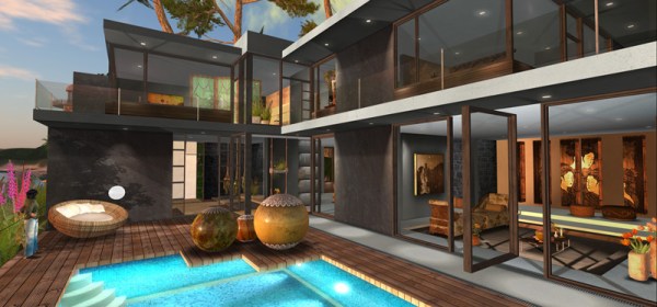 Danny Bourne's House, with the interior design by Pitsch Parx